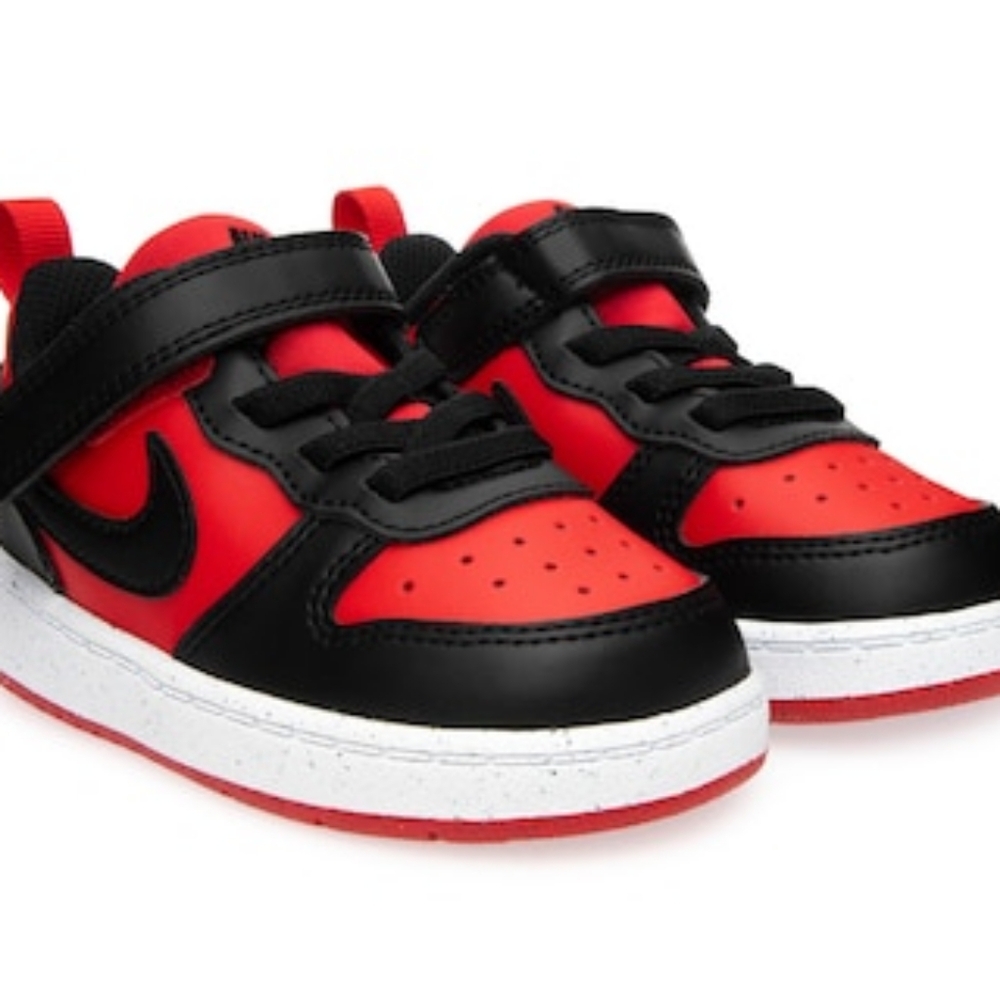Kids Black and Red Sneakers